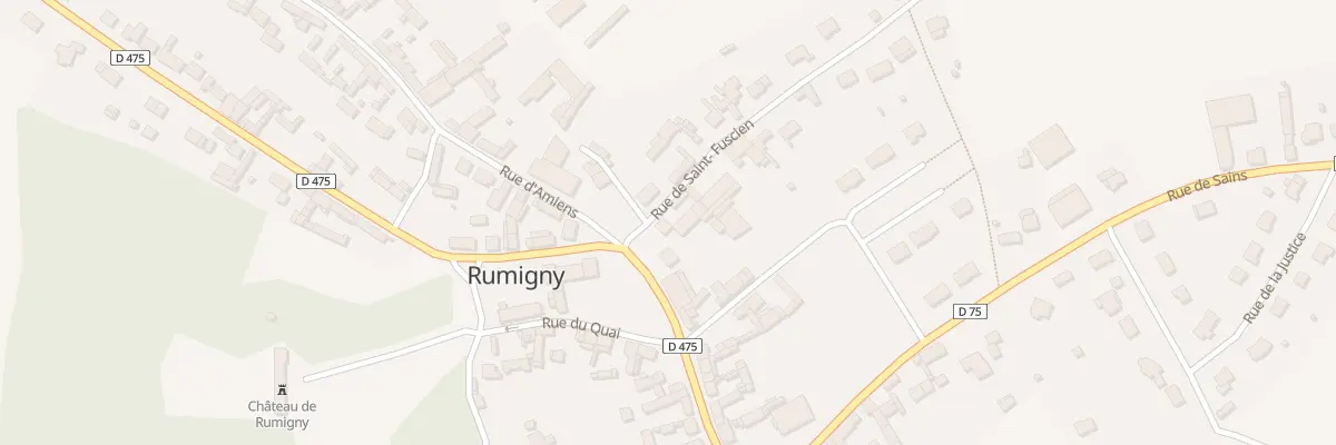 Plan du 2 Rue de Saint-fuscien à Rumigny