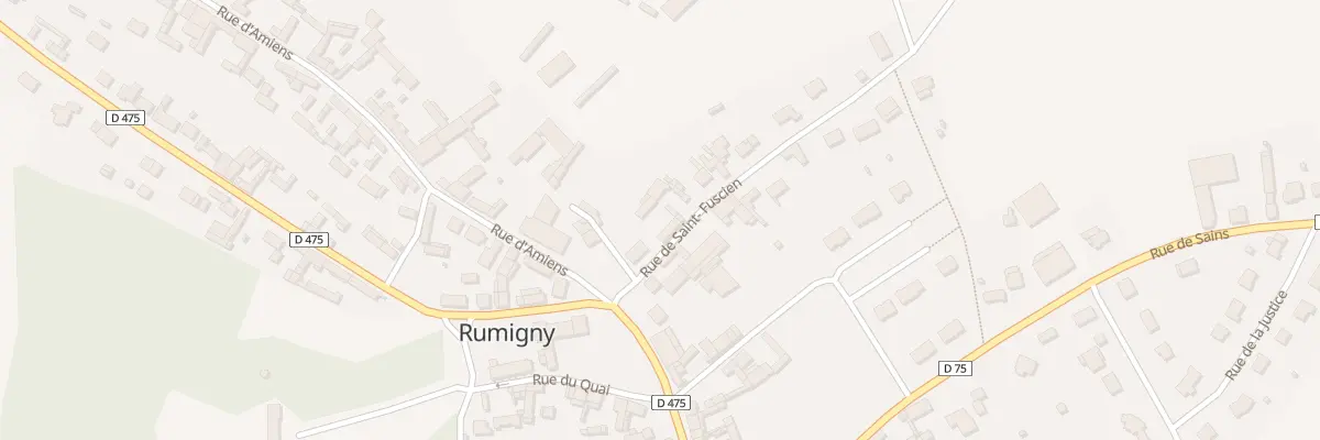 Plan du 1B Rue de Saint-fuscien à Rumigny
