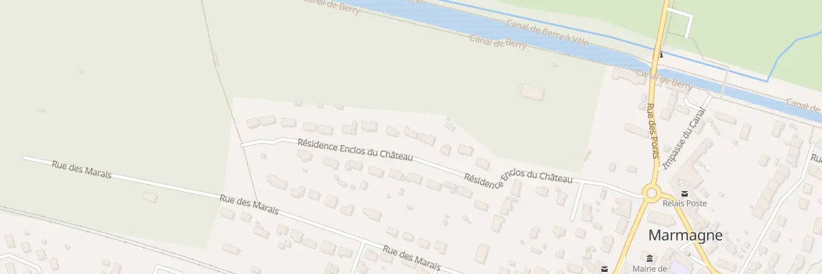 Plan du 14 Res Enclos du Chateau à Marmagne