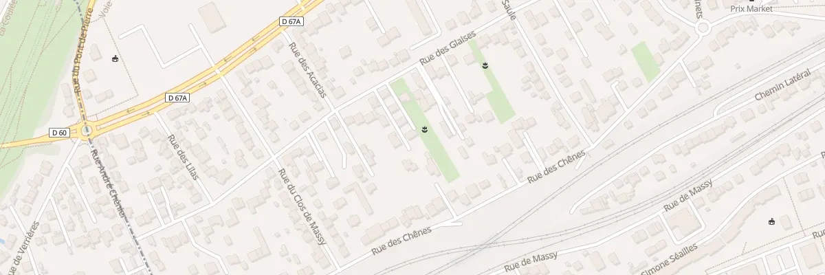 Plan du 61 Rue des Glaises à Antony