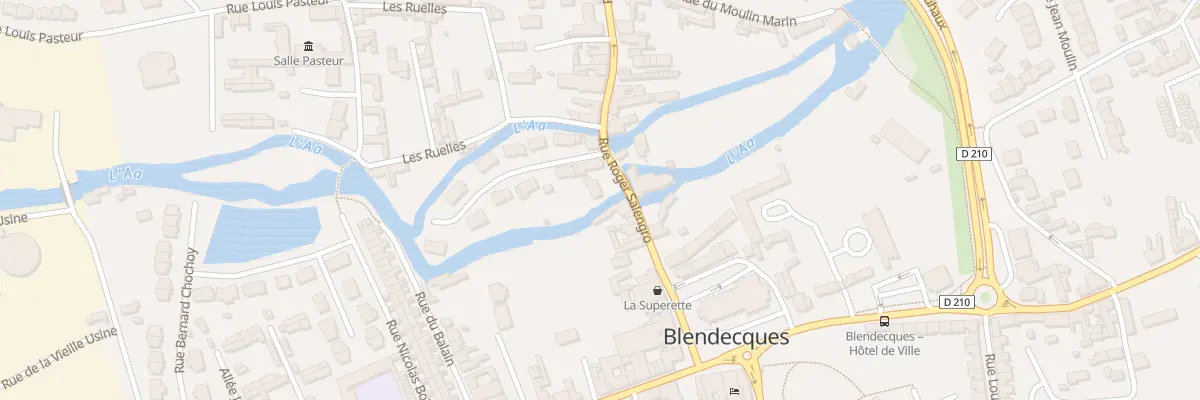 Plan du 11 Rue Roger Salengro à Blendecques