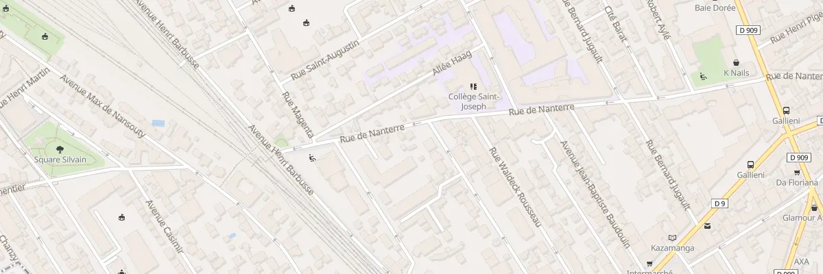 Plan du 18 Rue de Nanterre à Asnières-sur-Seine