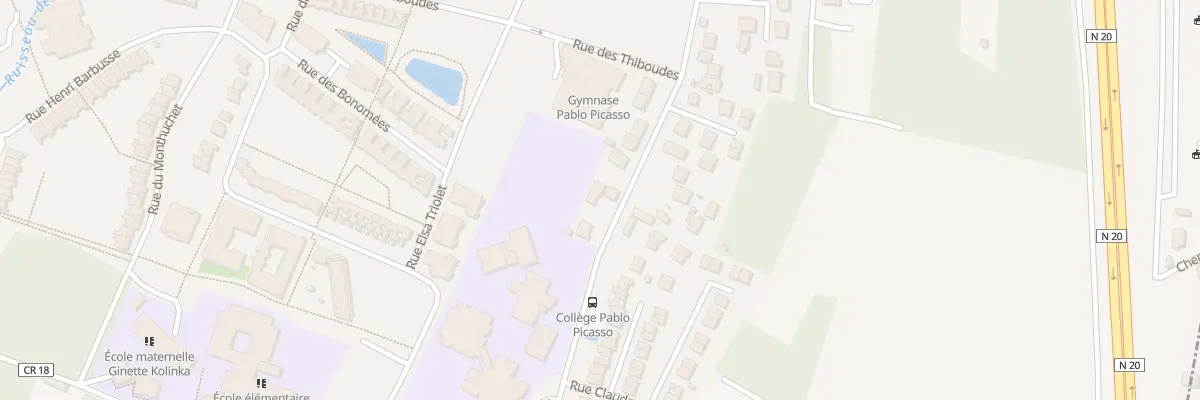 Plan du 28 Rue du Pont Neuf à Saulx-les-Chartreux