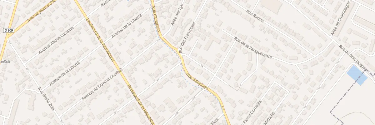 Plan du 17 Rue d’Enghien à Eaubonne