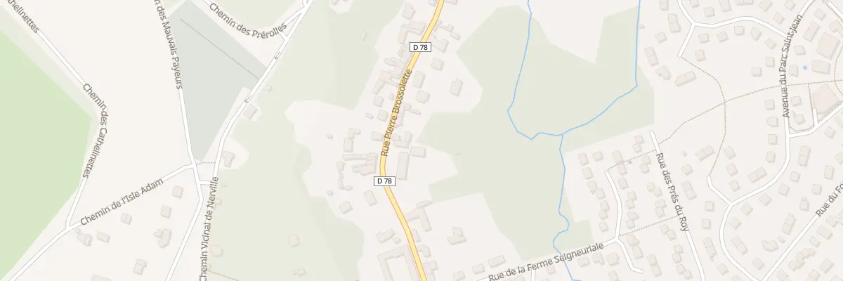 Plan du 68 Rue Pierre Brossolette à Presles