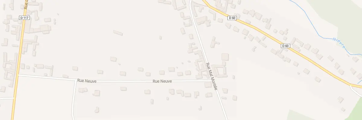 Plan du 33 Rue Neuve à Naours