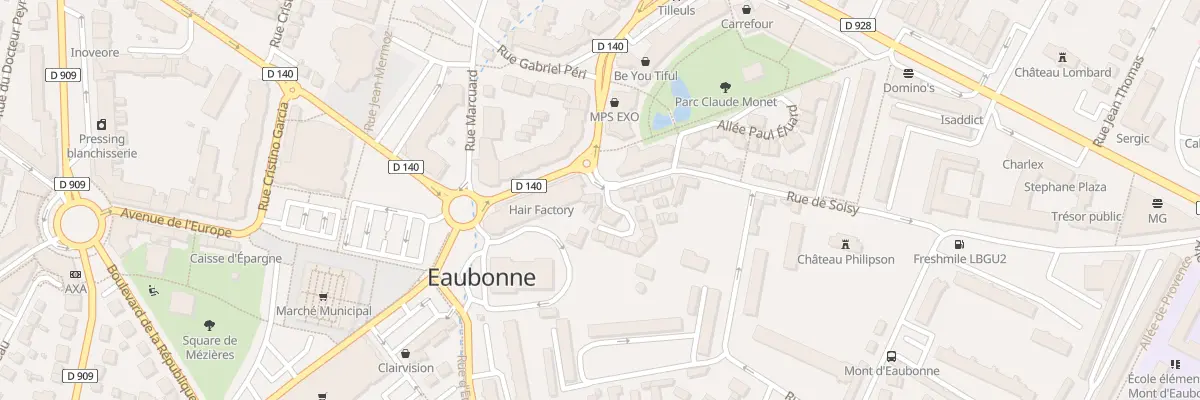 Plan du 2B Rue de Soisy à Eaubonne