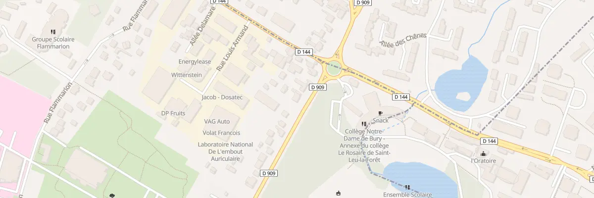 Plan du 107 Rte de Montlignon à Eaubonne