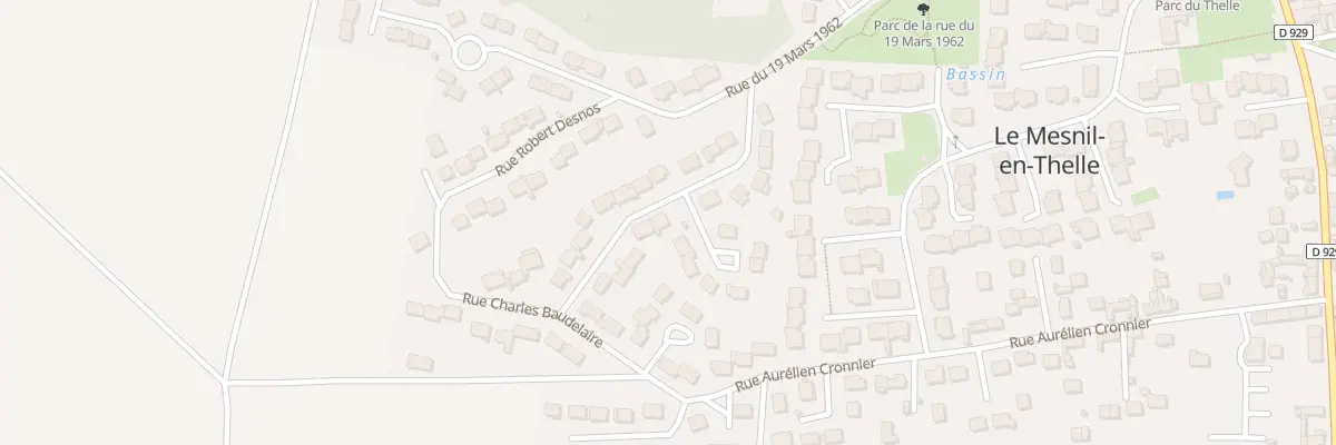 Plan du 11 Rue Aragon au Mesnil-en-Thelle