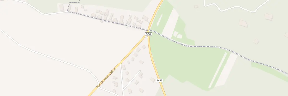Plan du 1 Rue du Frais Vallon à Cerny