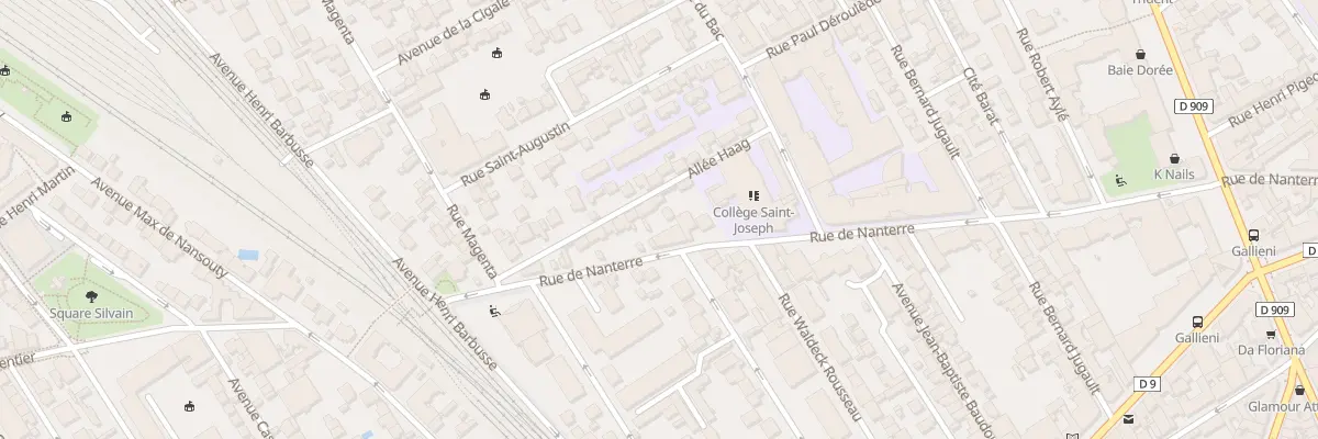 Plan du 23 Rue de Nanterre à Asnières-sur-Seine
