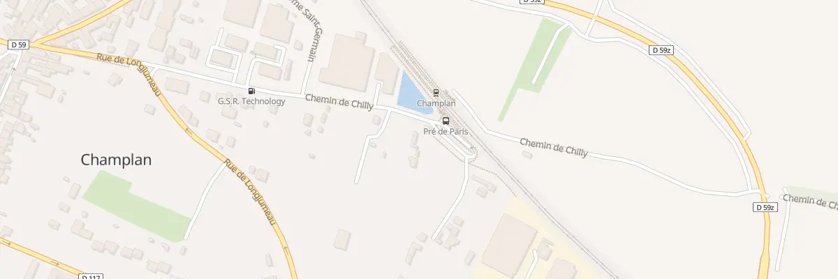 Plan du 38 Che de Chilly à Champlan