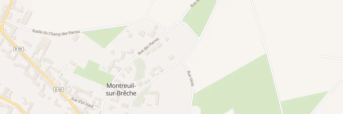 Plan du 325 Rue du Prieuré à Montreuil-sur-Brêche