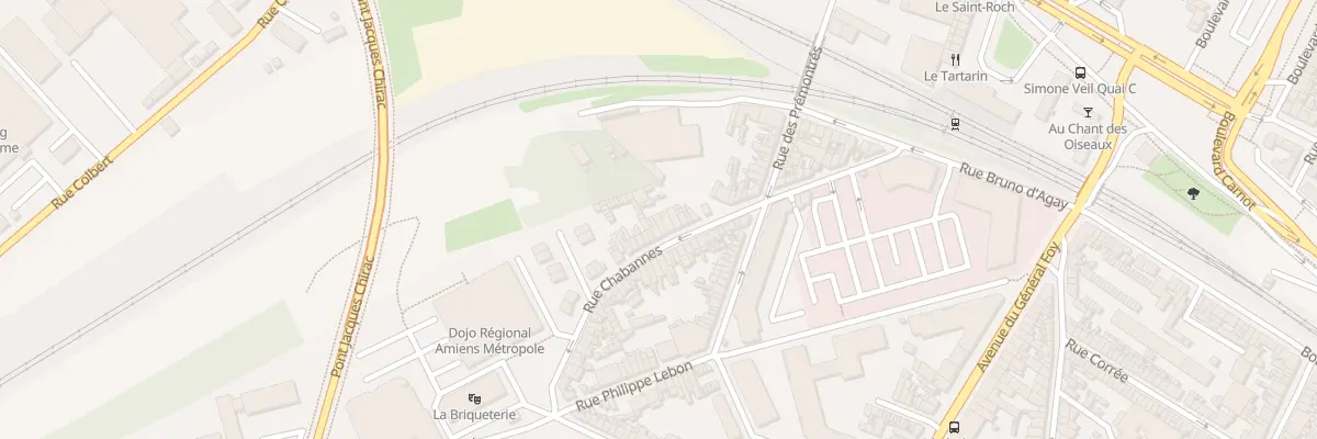 Plan du 50 Rue Chabannes à Amiens