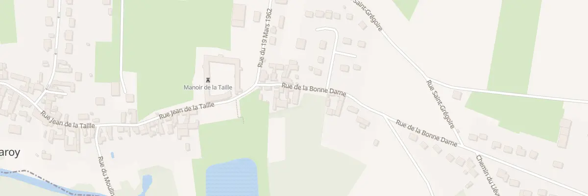 Plan du 6 Rue de la Bonne Dame à Bondaroy
