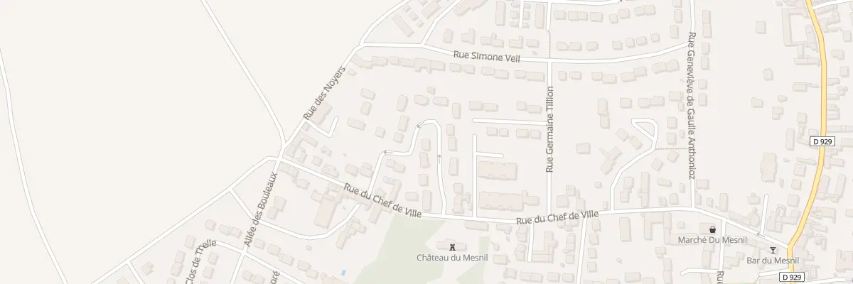 Plan du 6 Rue Victor Hugo au Mesnil-en-Thelle