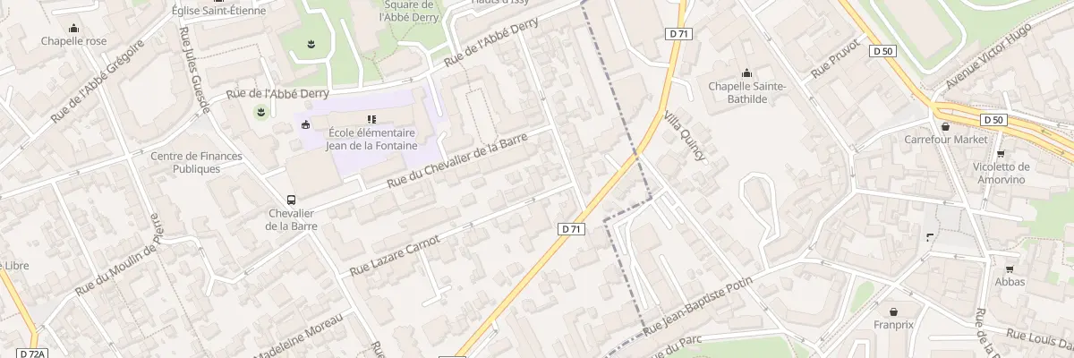 Plan du 27 Rue Lazare Carnot à Issy-les-Moulineaux