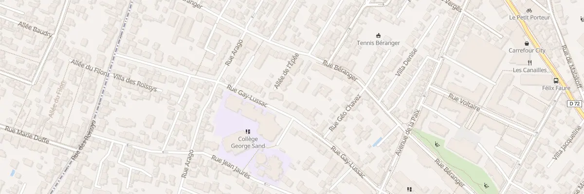 Plan du 54 Rue Gay Lussac à Châtillon