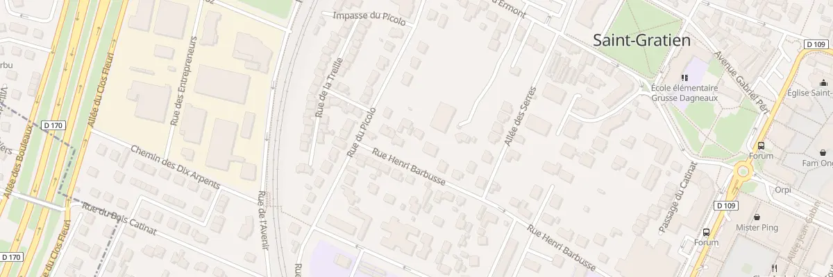 Plan du 38 Rue Henri Barbusse à Saint-Gratien