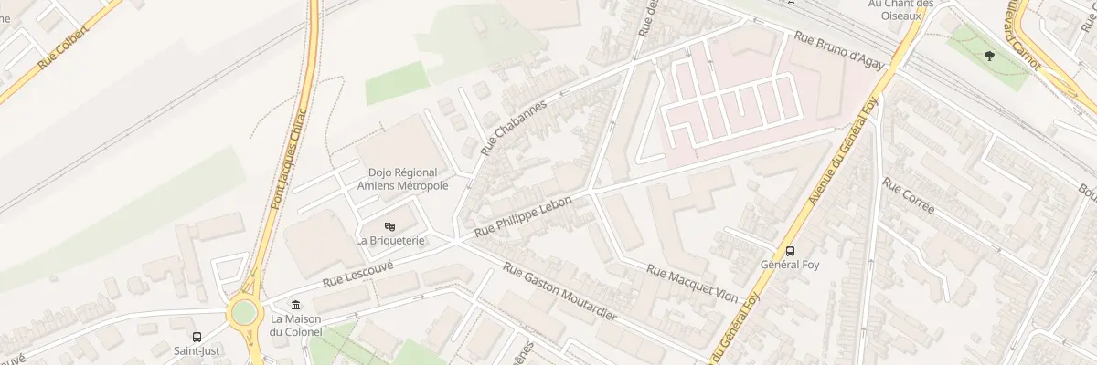 Plan du 36 Rue Philippe Lebon à Amiens
