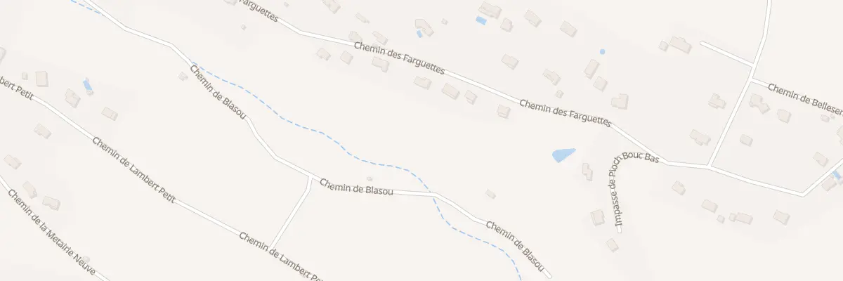 Plan du 56 Che des Farguettes à Castres