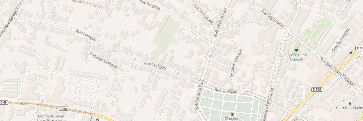 Plan du 76 Rue Lasègue à Châtillon