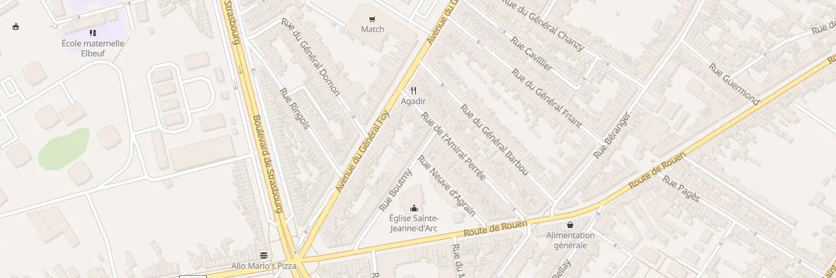 Plan du 6 Rue Boutmy à Amiens