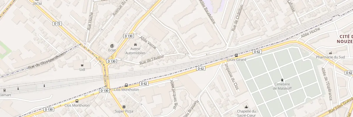 Plan du 38 Rue de l’Avenir à Vanves
