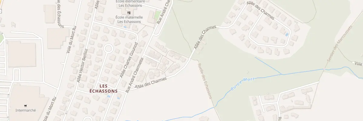 Plan du 13 Hameau des Echassons à Longpont-sur-Orge