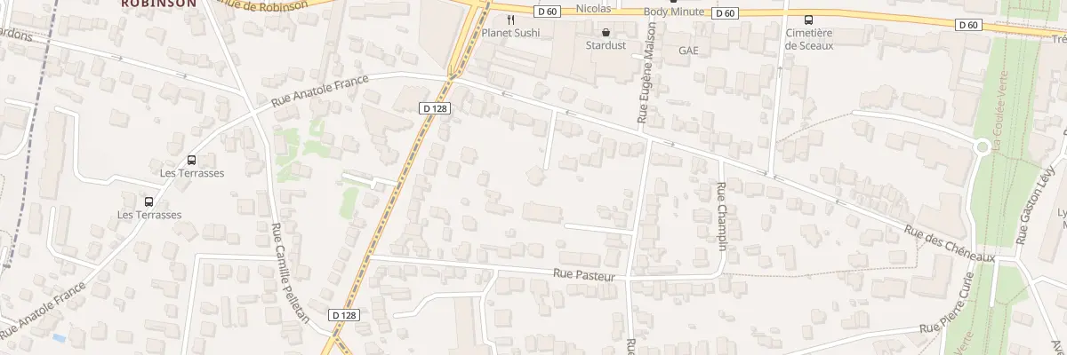 Plan du 45B Rue des Chéneaux à Sceaux
