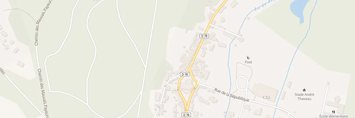 Plan du 93 Rue Pierre Brossolette à Presles