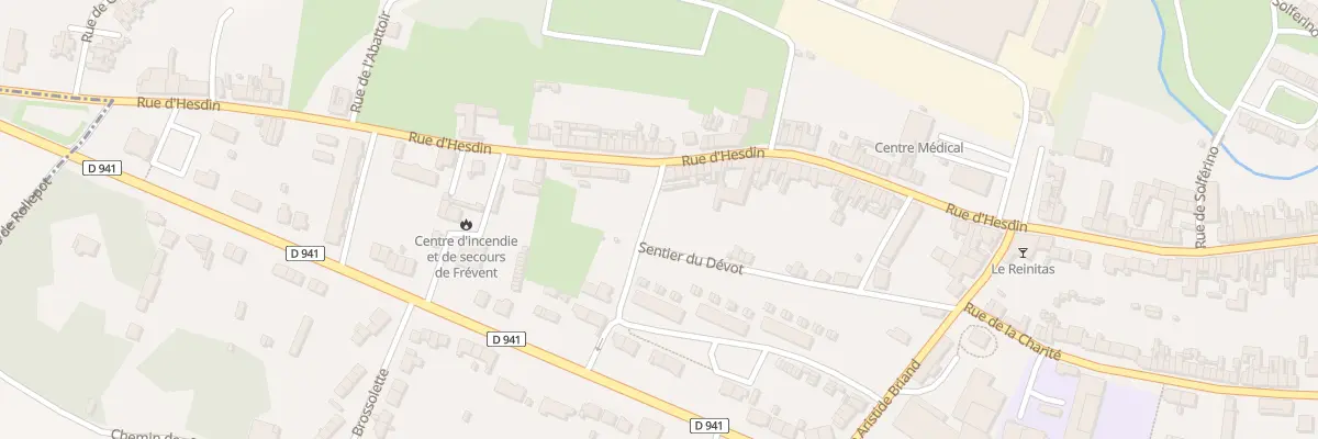 Plan du 157 Rue d’Hesdin à Frévent
