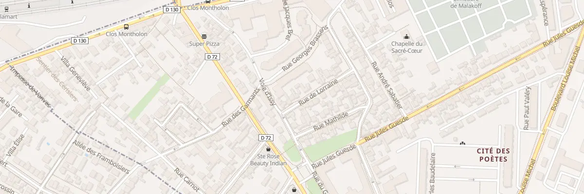Plan du 26 Rue de Lorraine à Malakoff