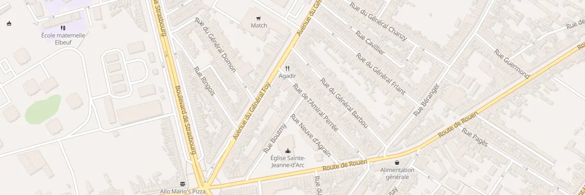 Plan du 2 Rue Boutmy à Amiens