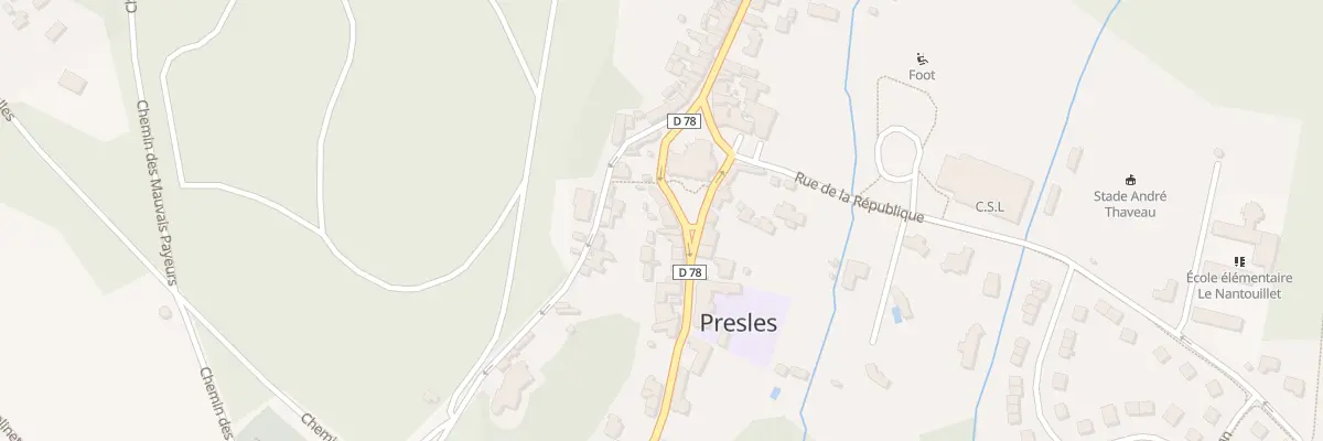 Plan du 81 Rue Pierre Brossolette à Presles