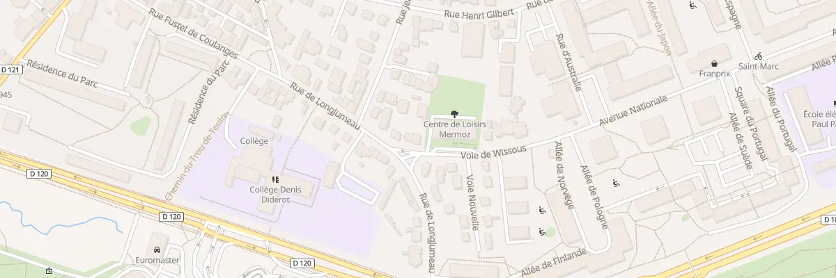 Plan du 3 Voie de Wissous à Massy