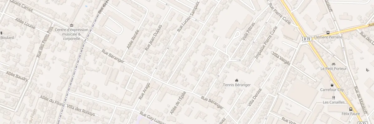 Plan du 14 Rue François Pinson à Châtillon