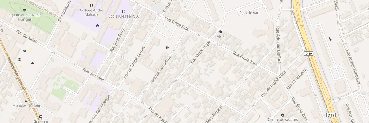 Plan du 81 Rue Victor Hugo à Asnières-sur-Seine