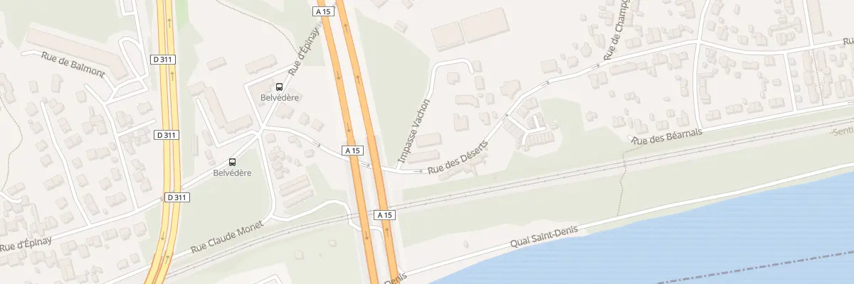 Plan du 17 Rue des Deserts à Argenteuil