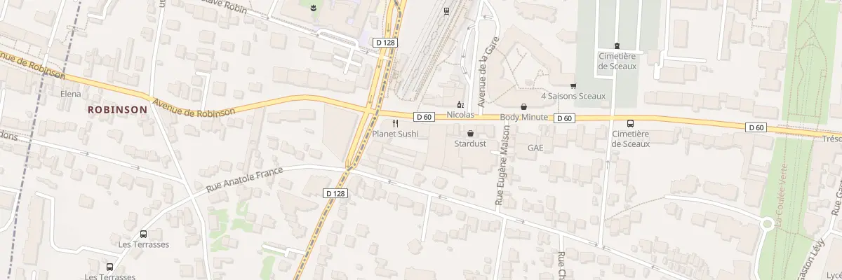 Plan du 157 Rue Houdan à Sceaux