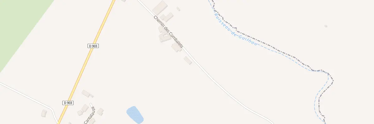 Plan du 270 Che des Combalets à Saussenac