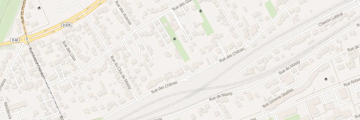 Plan du 66 Rue des Chênes à Antony