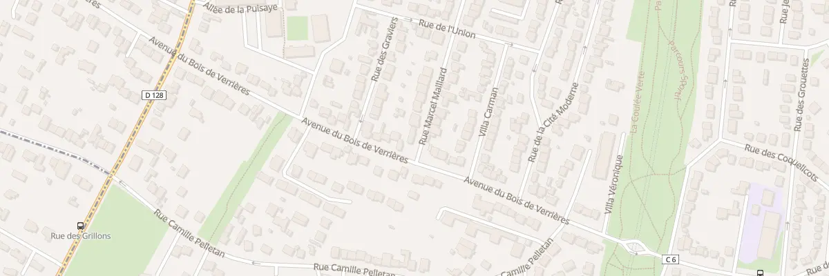 Plan du 1 Rue Marcel Maillard à Antony