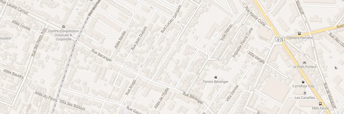 Plan du 16 Rue François Pinson à Châtillon