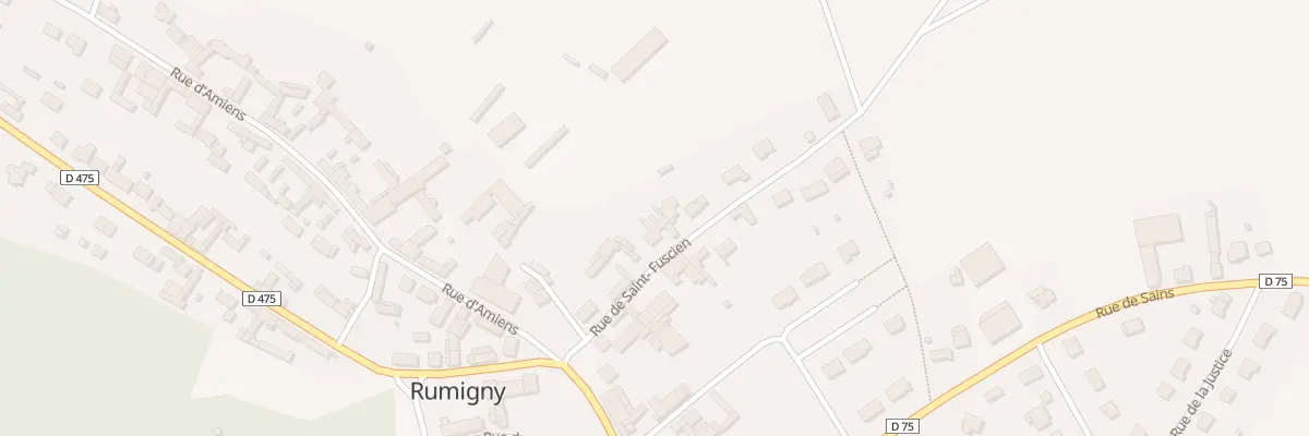 Plan du 7 Rue de Saint-fuscien à Rumigny