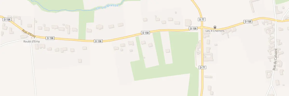Plan du 13 Rue d’Erny à Enquin-lez-Guinegatte
