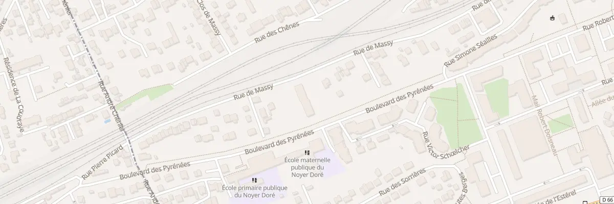 Plan du 122 Rue de Massy à Antony