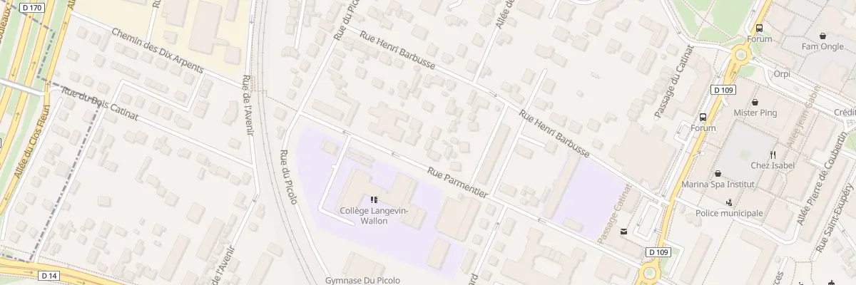 Plan du 16 Rue Parmentier à Saint-Gratien
