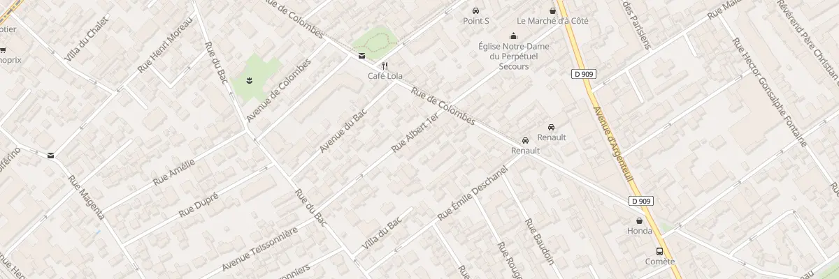 Plan du 22 Rue Albert 1 à Asnières-sur-Seine