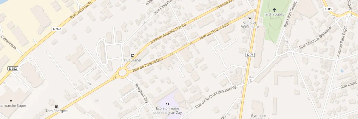 Plan du 7T Rue de l’Isle Adam à Beaumont-sur-Oise